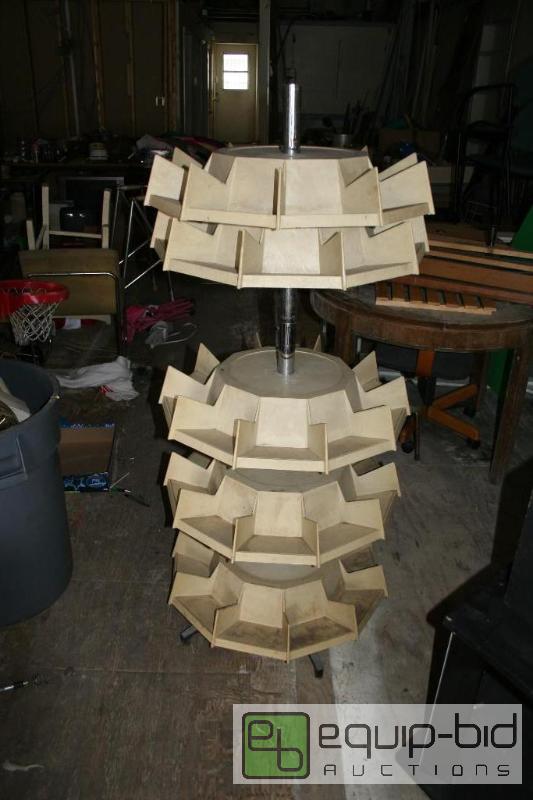 lot 2058 image: Bolt bin on casters 5 tall...
