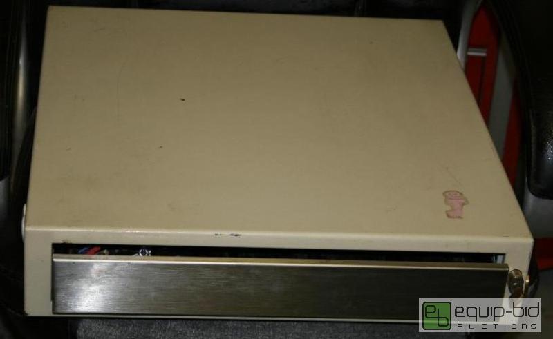 lot 2066 image: Metal cash register drawer, locking. 19&quot...
