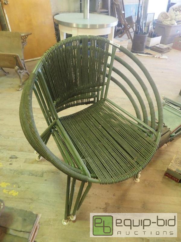 lot 2701 image: (4) Out Door Cup Style Chairs