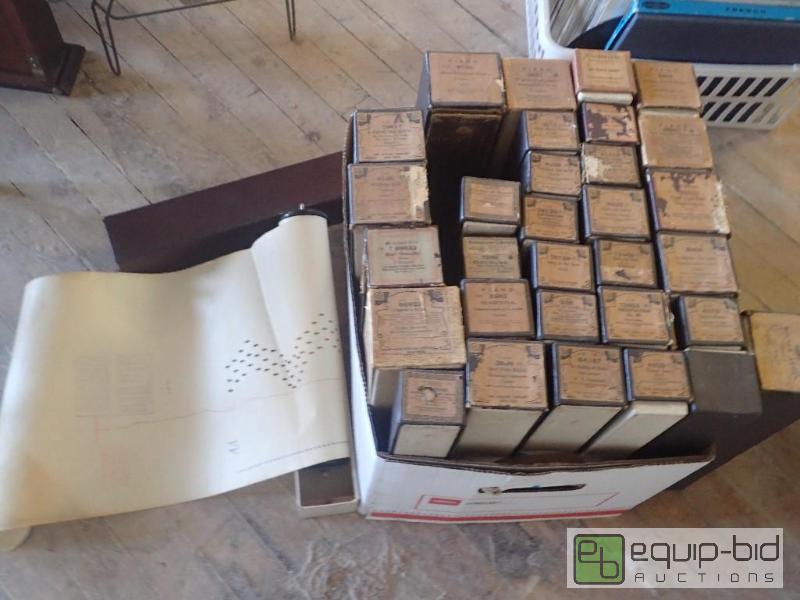 lot 2740 image: Large Lot of Antique Piano Scrolls