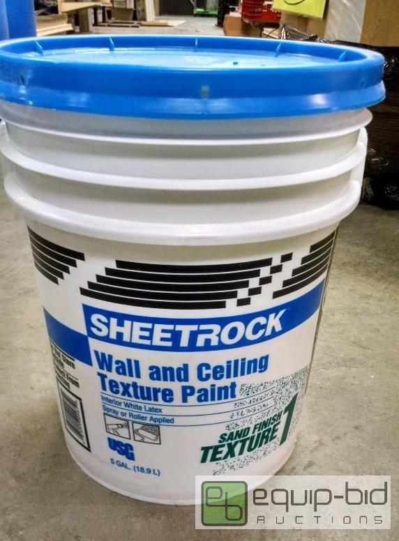 lot 4005 image: 5 gallon bucket of Wall and ceiling texture p...