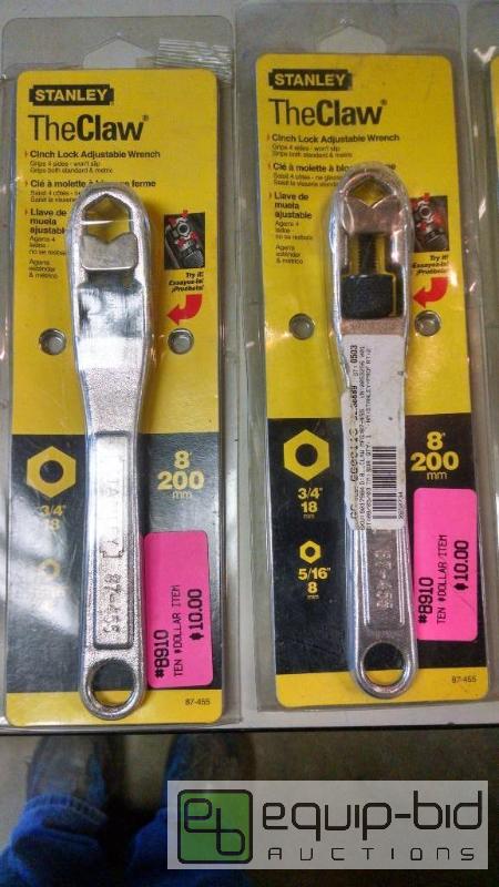 lot 4009 image: Qnty 6 The Claw Wrench by Stanley...