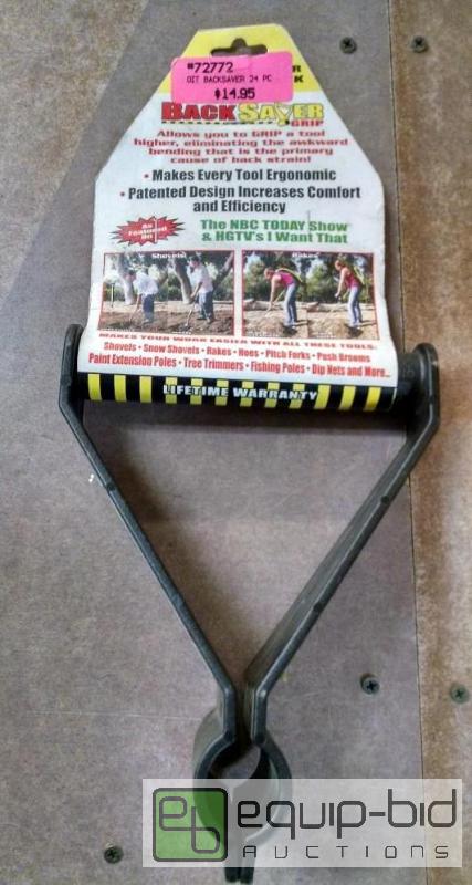 lot 4017 image: Qnty 6pcs Backsaver grip for long handled too...