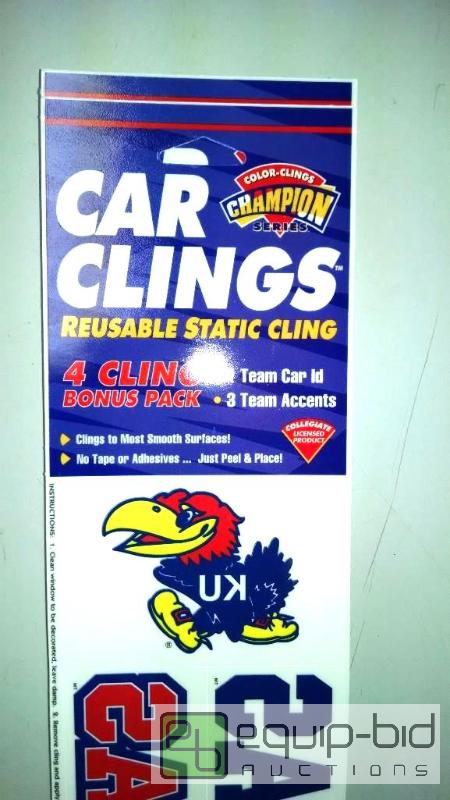 lot 4028 image: Qnty approx 50 pcs KU car clings reusable...