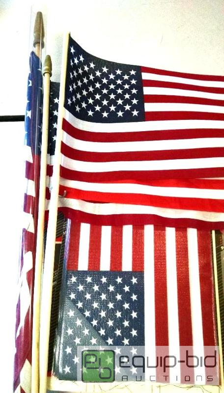 lot 4038 image: Qnty 6 paks 8x 12 flags,&nbsp24&nbspflags p...