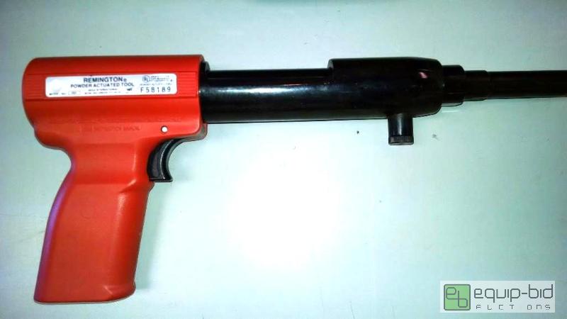 lot 4058 image: Remington 22 caliber powder actuated fastenin...