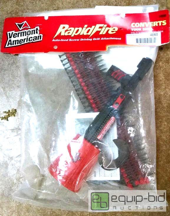 lot 4060 image: Vermont American rapid fire auto feed screwdr...