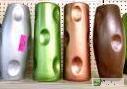 lot 4096 image: Qnty 4 ceramic vases approx size 11.5 inch ta...