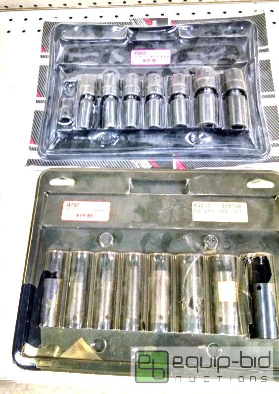 lot 4128 image: Qnty 2 socket sets ,consisting of 8 pc12 dri...