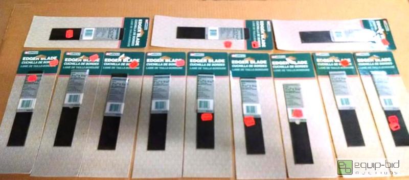 lot 4138 image: Qnty 12 pcs edger blades,would also be good f...