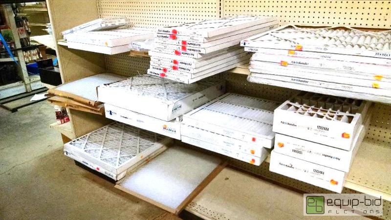 lot 4149 image: 38 pcs misc larger size furnace filters see p...