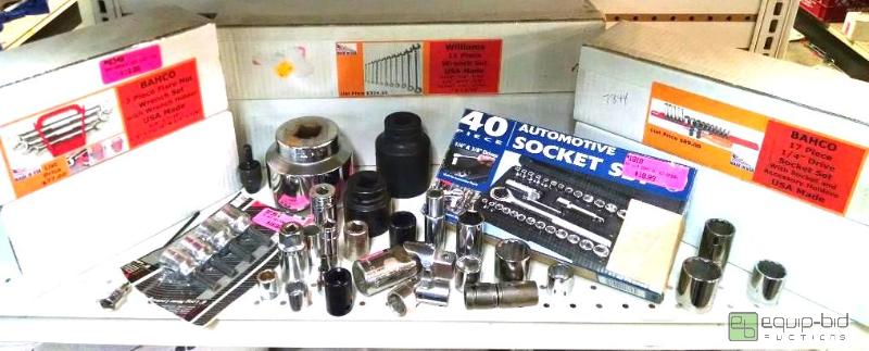 lot 4199 image: 6 sets sockets and wrenches consisting of 1- ...