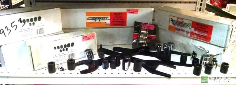lot 4200 image: 5 sets sockets,wrenches plus misc consists of...