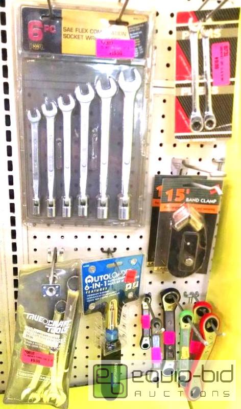 lot 4209 image: Sae flex combination socket wrenchs, 6pc sae...