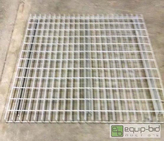 lot 4218 image: 46 x 48 pallet rack safety grate...