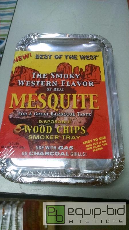 lot 4254 image: 6 Boxes of Mesquite Smoker Trays disposable 1...