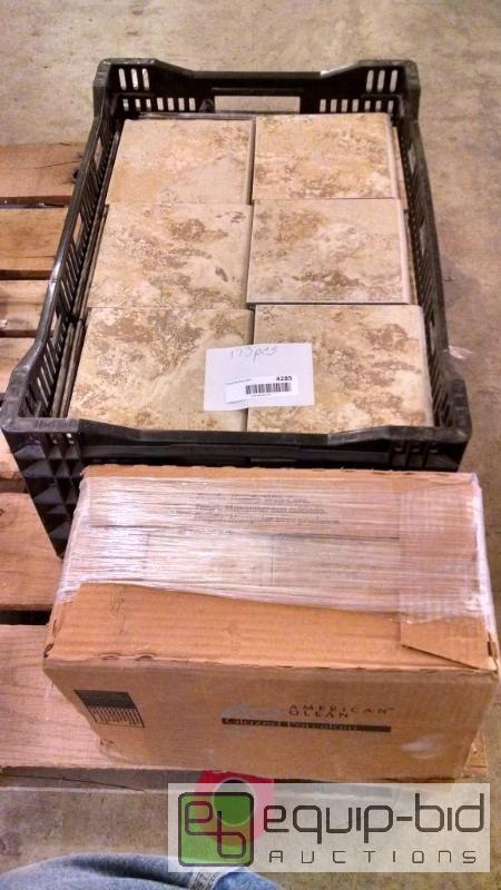 lot 4285 image: Approx&nbsp173 pcs of 6 x 6 tile natural loo...