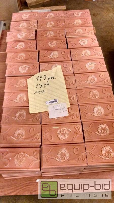 lot 4294 image: Approx&nbsp328 pcs 4 x 8 inch listel&nbsp. ...