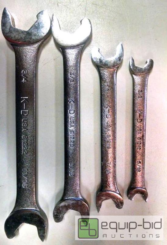 lot 4480 image: Qnty&nbsp3 sets of 4 pc Sae Double Open End ...