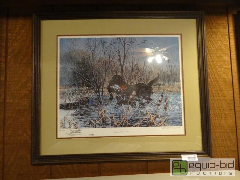 lot 564 image: Beautiful framed M.Wayne Willis signed and nu...