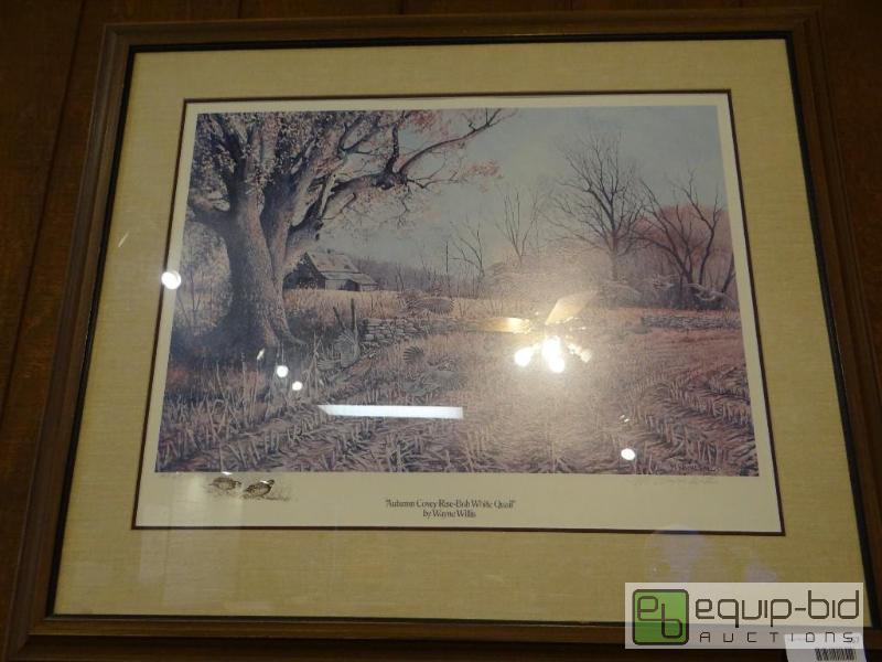 lot 567 image: Beautiful framed M.Wayne Willis signed and nu...