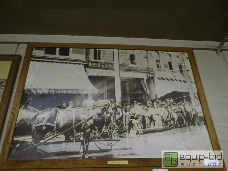 lot 580 image: Framed picture of Wichita Flood in 1904.  38&...