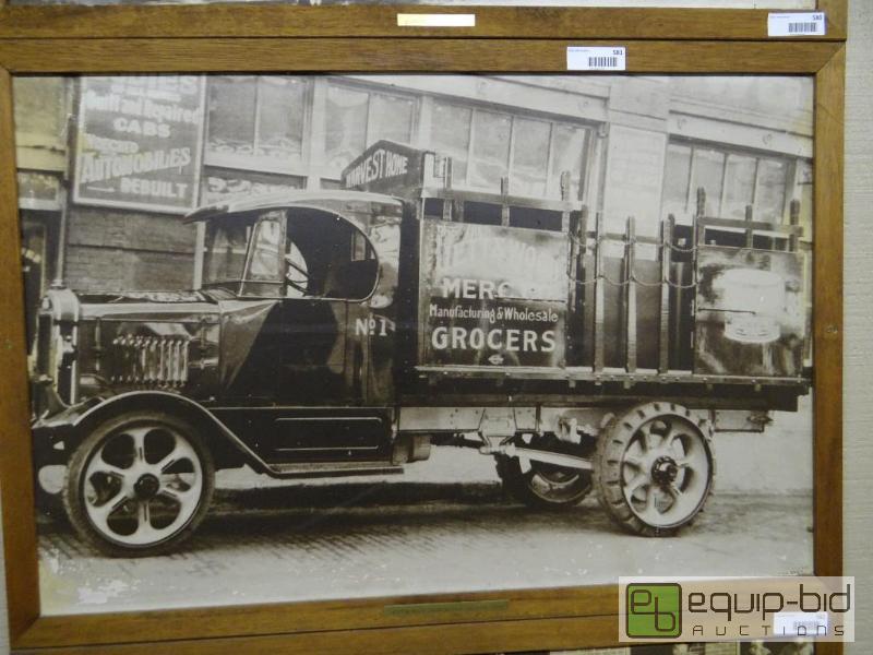 lot 581 image: Framed picture of Jett &amp Wood Mercantile ...