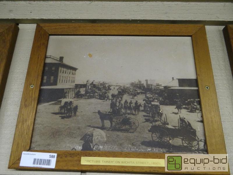 lot 588 image: Framed picture of Picture Taker On Wichita St...