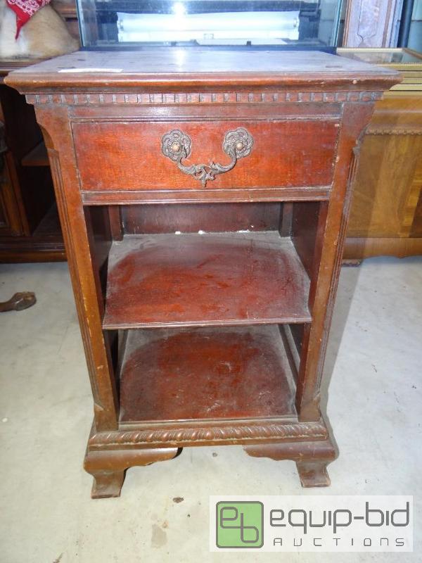 lot 611 image: Drexel phone stand with drawer....