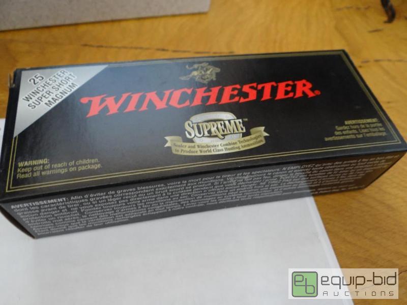 lot 626 image: Box of 20 rounds of Winchester AccuBond 25 WS...