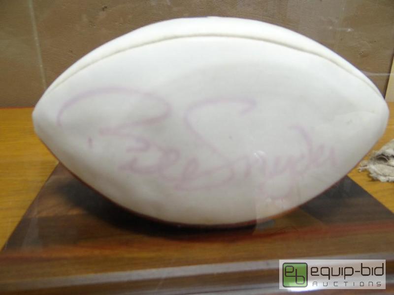 lot 675 image: K-State football signed by Bill Snyder in dis...