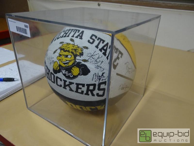 lot 689 image: WSU Shockers 2005 Basketball signed by player...