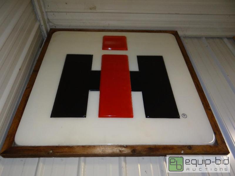 lot 705 image: Large International Harvester sign front in f...