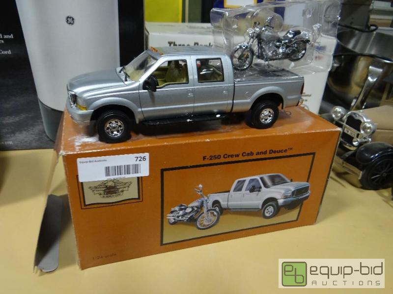 lot 726 image: New in box Harley Davidson F-250 crew cab and...