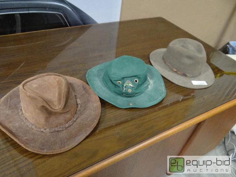 lot 746 image: Lot of 3 various safari hats....