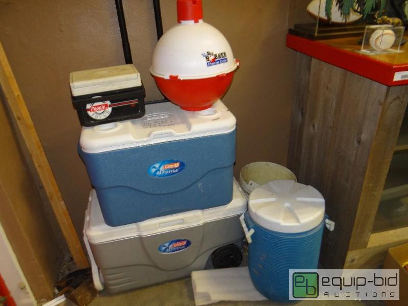 lot 766 image: Lot of 5 various coolers....