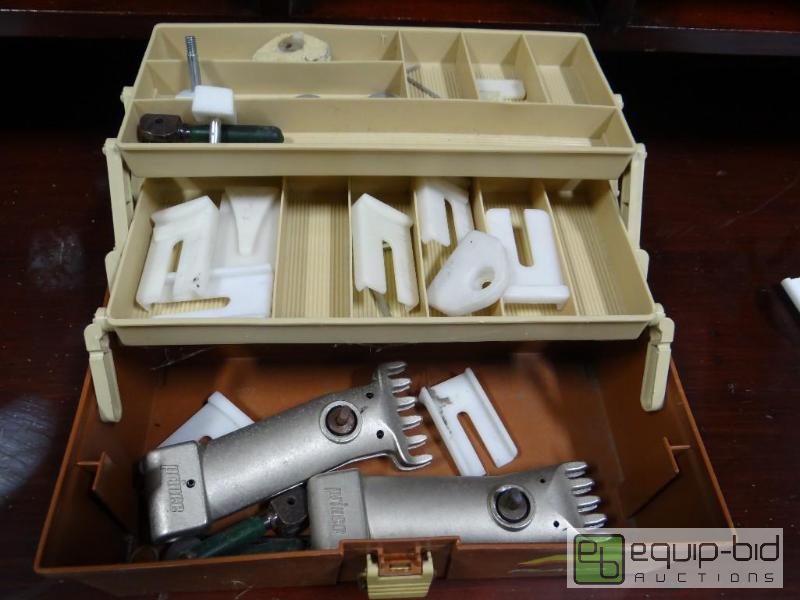 lot 767 image: Tackle box with accessories for Prince tennis...