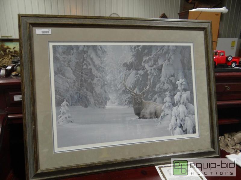 lot 769 image: Large beautiful professionally framed print t...