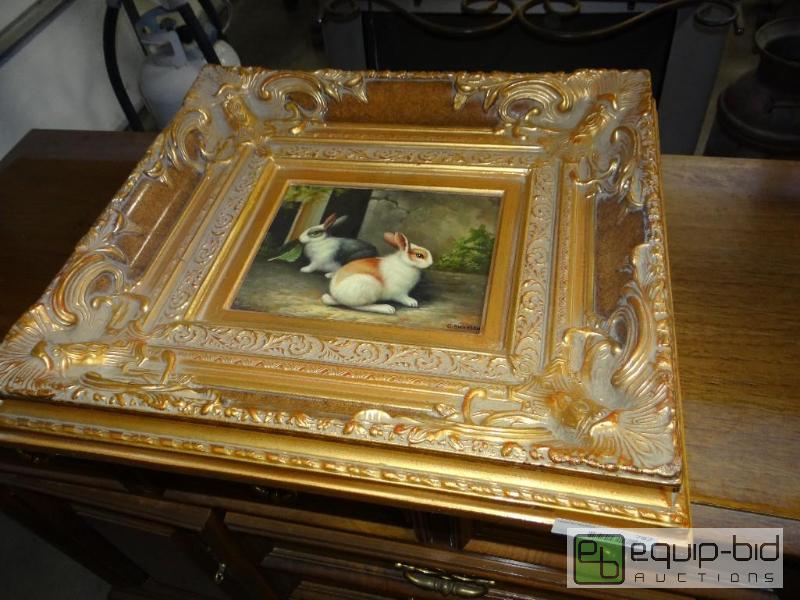 lot 782 image: Beautiful framed oil on canvas signed C. Swan...