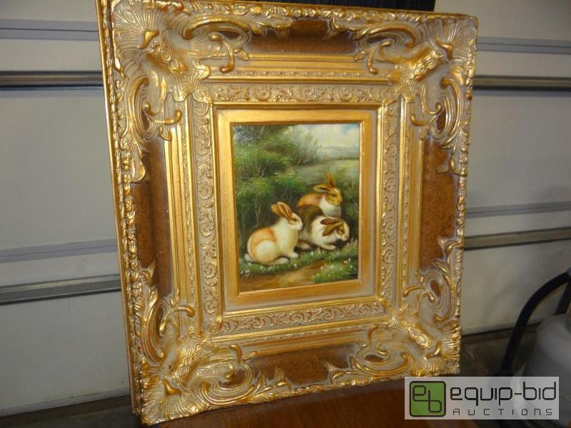 lot 783 image: Beautiful framed oil on canvas signed C. Swan...