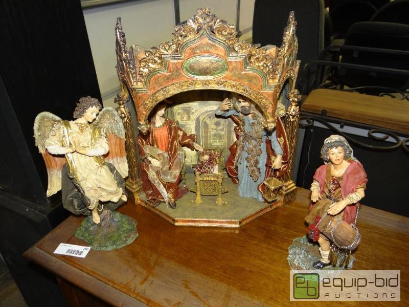 lot 785 image: 7 piece nativity set. Heavy pieces....