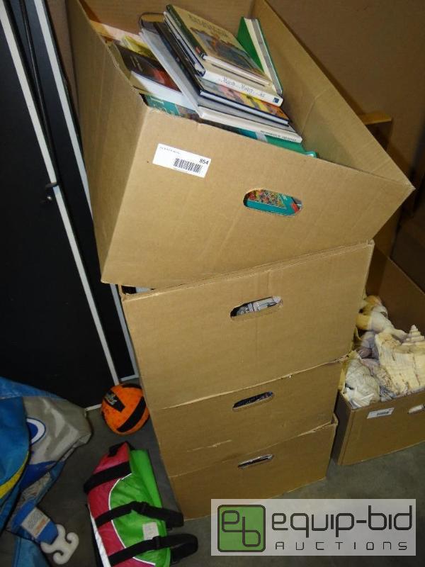 lot 854 image: # boxes of various books....
