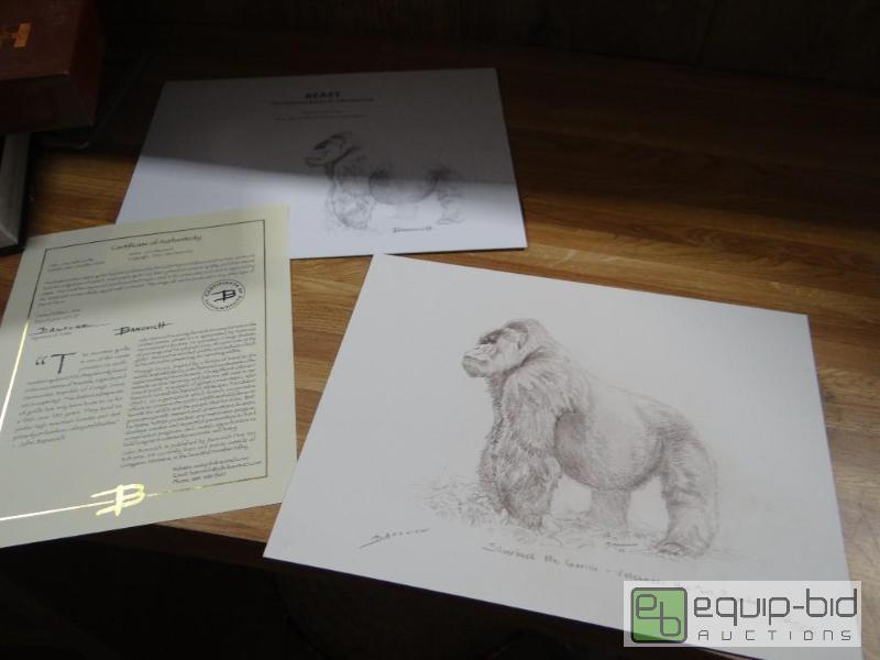 lot 859 image: BEAST print signed and numbered by artist,  1...