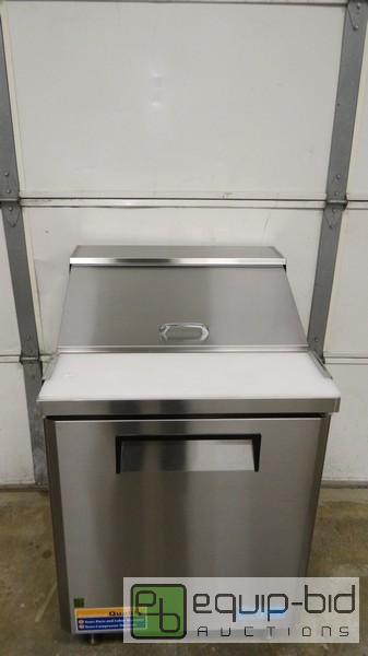 lot 127 image: New 28 M3 TurboAir Single Door Refrigerated Prep Table