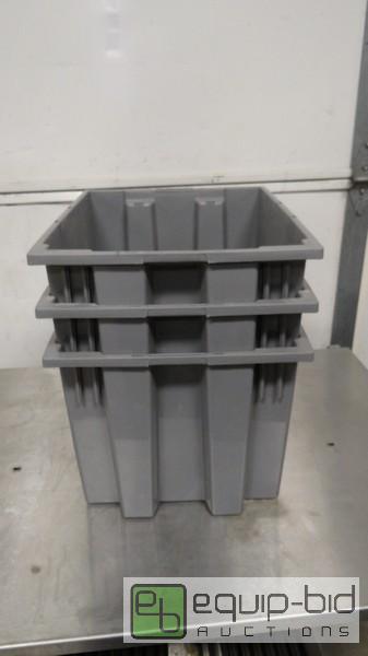 lot 222 image: (3) New Akro-Mils Storage Containers