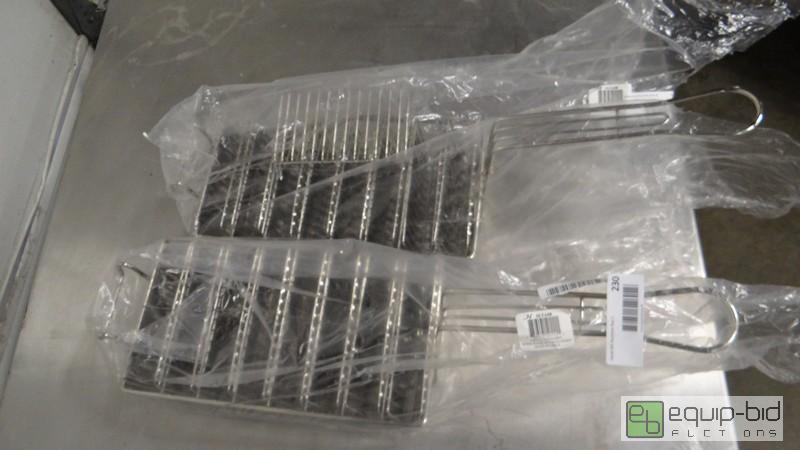 lot 230 image: (2) New Taco Shell Fryer Baskets