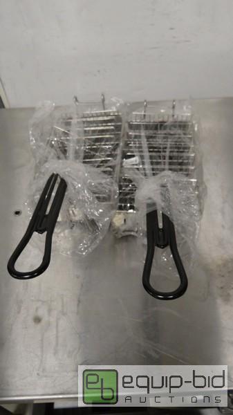 lot 232 image: (3) New Taco Shell Fryer Baskets