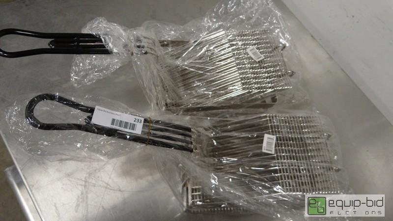 lot 233 image: (2) New Tostada Fryer Baskets