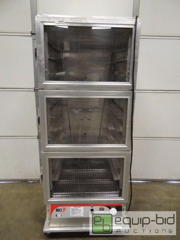 lot 263 image: BKI 3 Door Heated Proofer Holding Cabinet