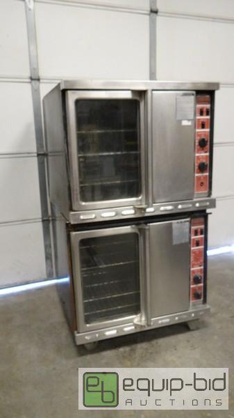 lot 320 image: DCS Double Stack Convection Ovens On Feet